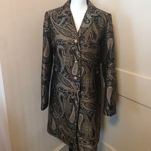 Carole Little faux brocade coat-jacket